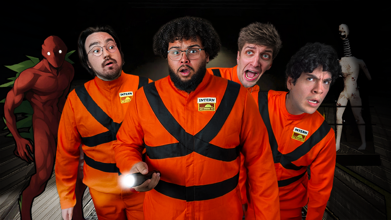 Lethal Company crew in orange suits thumbnail